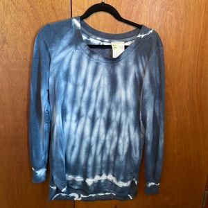 GreenTea tie die tunic sweater